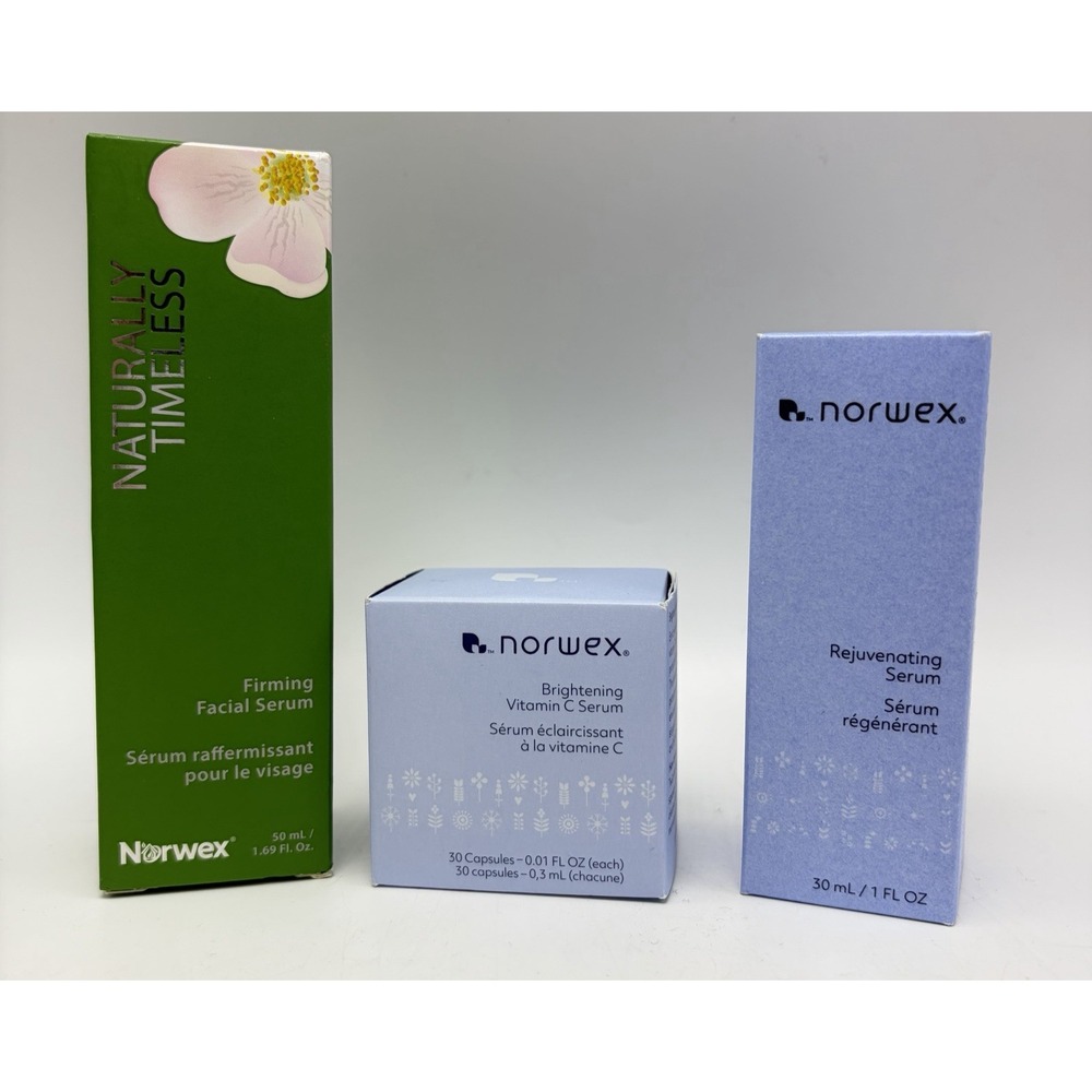 Norwex Rejuvenating Serum Brightening Viamin C Serum Firming Facial Lot of 3